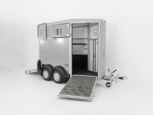 Ifor Williams Remolque para caballos HB403-1,5er-plata-Nuevo