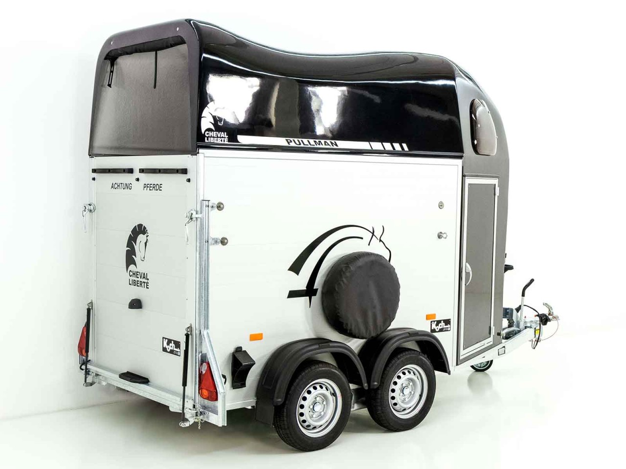 Cheval Liberte Remolque para caballos GOLD One 1,5er, Pullman-Tren de rodaje, negro-Nuevo - Imagen 2