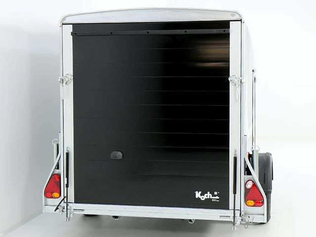 Debon Remolque cerrado Cargo 1300 Vollpoly 150x290cm H:160cm, Puerta, negro-Nuevo - Imagen 5