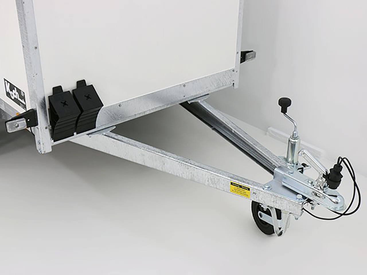 Blyss Remolque cerrado 750kg sin frenos 118x205cm Altura:150cm-Nuevo - Imagen 11