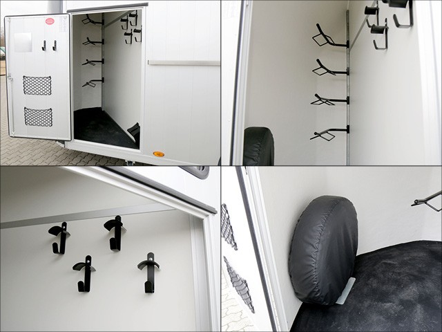 Cheval Liberte Remolque para caballos Maxi 4, 4 Caballos, Pullman-Tren de rodaje, 100km/h, negro-Nuevo - Imagen 10