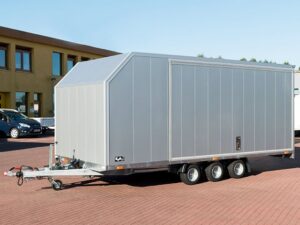 Vezeko Remolque portacoches Cargo Race Master 230x550cm H210cm 3,5t-E-vientoe-plata-Nuevo