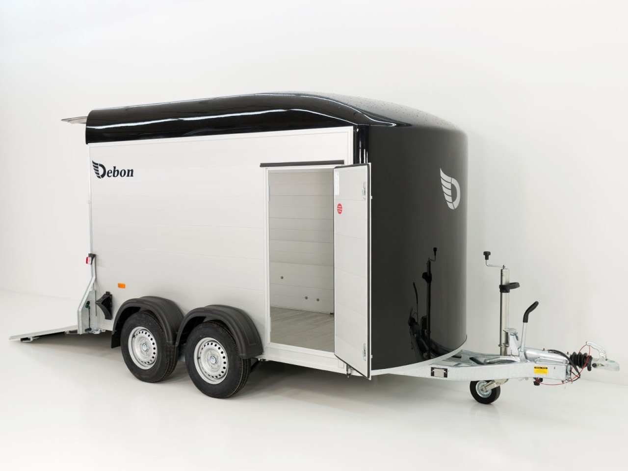 Debon Remolque cerrado C500 164x300cm H:200cm 2,6t-Alu-Polybug-Puerta-negro-Nuevo - Imagen 4