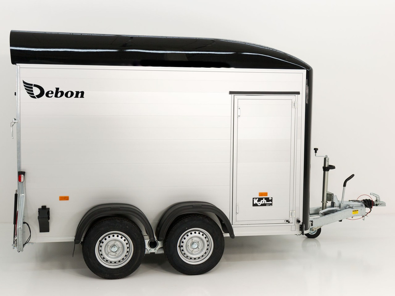 Debon Remolque cerrado C500 164x300cm H:200cm 2,6t-Alu-Polybug-Puerta-negro-Nuevo - Imagen 6