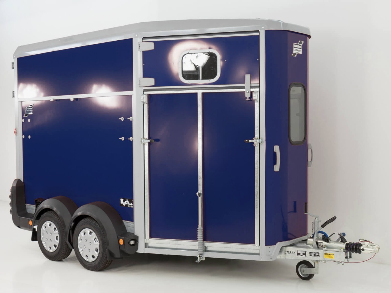Ifor Williams Remolque para caballos HB511-Portones traseros-Combinación de puertas-azul-Nuevo - Imagen 2