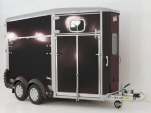Ifor Williams Remolque para caballos HB511-negro-Salida frontal-Nuevo