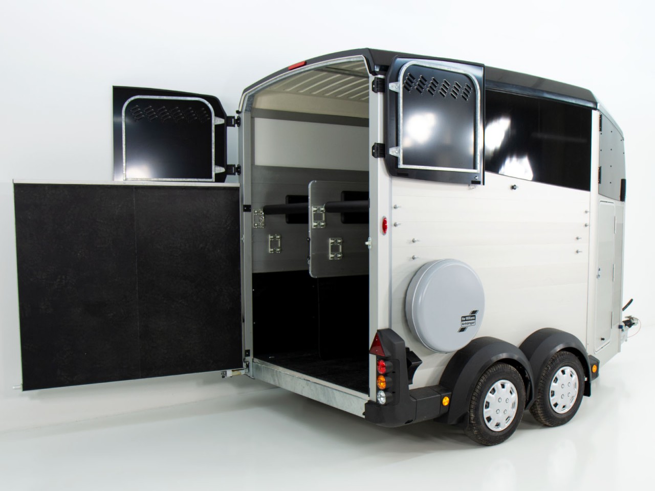 Ifor Williams Remolque para caballos HBX 506-Guadarnés-nuevo modelo-negro-Nuevo - Imagen 6