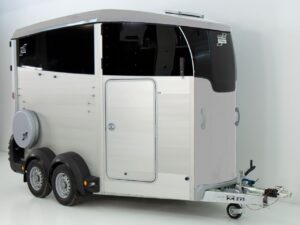 Ifor Williams Remolque para caballos HBX 511-Guadarnés-nuevo modelo-plata-Nuevo