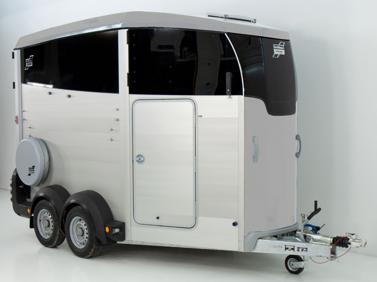 Ifor Williams Remolque para caballos HBX 511-Guadarnés-nuevo modelo-plata-Nuevo
