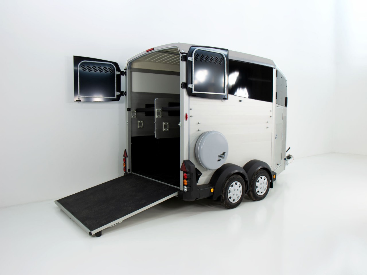 Ifor Williams Remolque para caballos HBX 511-Guadarnés-nuevo modelo-plata-Nuevo - Imagen 2