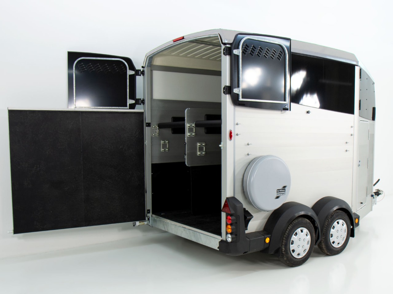 Ifor Williams Remolque para caballos HBX 511-Guadarnés-nuevo modelo-plata-Nuevo - Imagen 3
