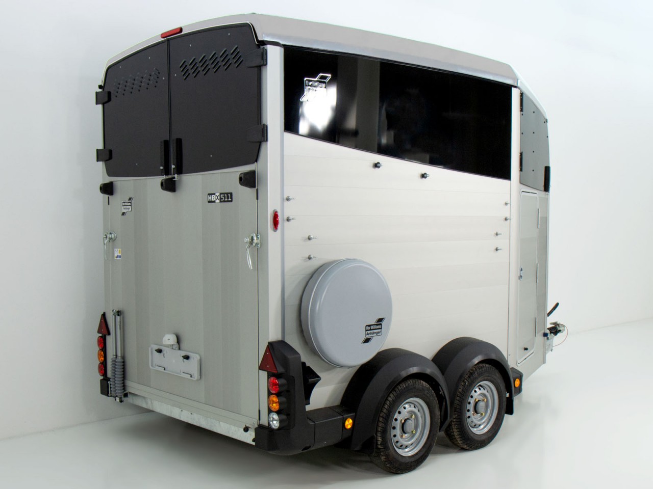Ifor Williams Remolque para caballos HBX 511-Guadarnés-nuevo modelo-plata-Nuevo - Imagen 4