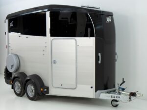 Ifor Williams Remolque para caballos HBX 511-Guadarnés-nuevo modelo-negro-Nuevo