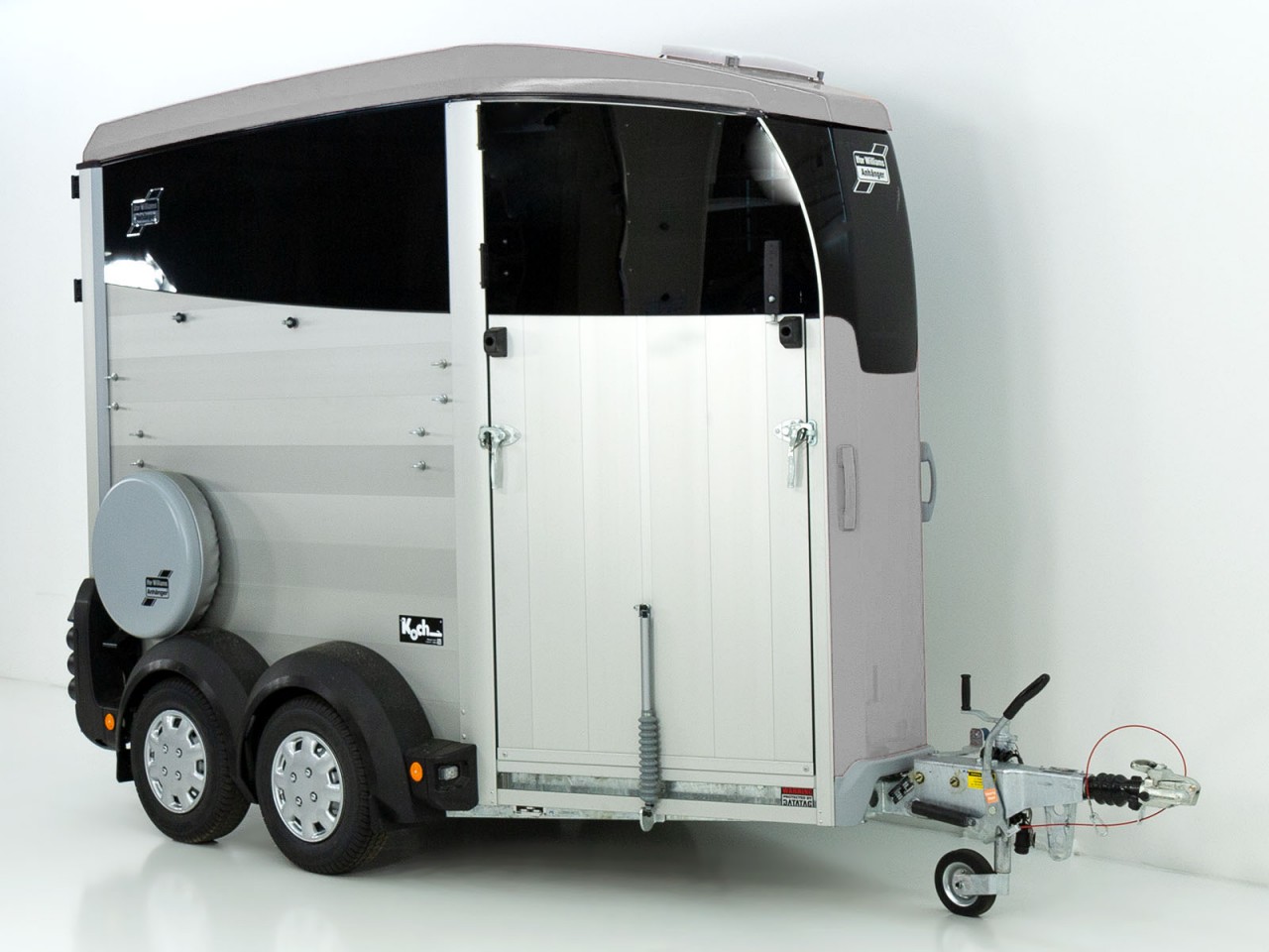 Ifor Williams Remolque para caballos HBX 403-Salida frontal-nuevo modelo-plata-Nuevo - Imagen 2