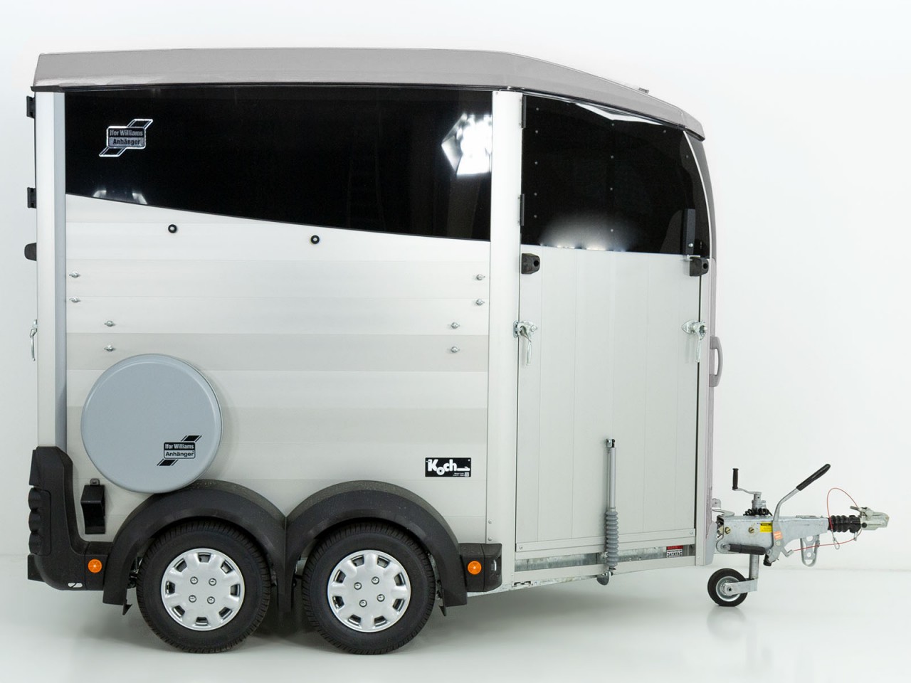 Ifor Williams Remolque para caballos HBX 403-Salida frontal-nuevo modelo-plata-Nuevo - Imagen 3