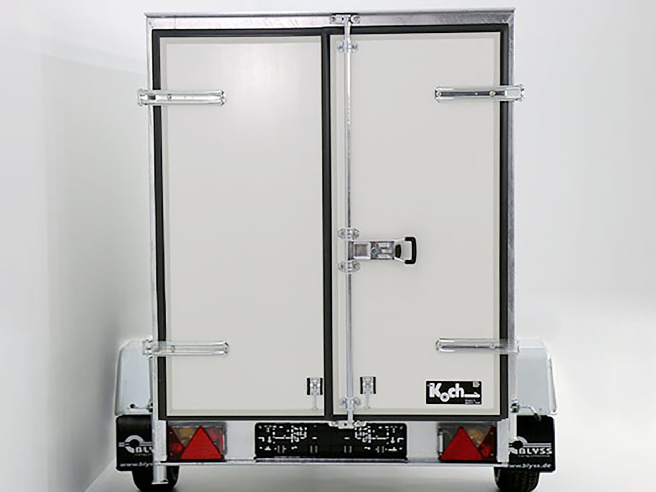 Blyss Remolque cerrado 750kg sin frenos 135x248cm Altura:150cm-Nuevo - Imagen 5