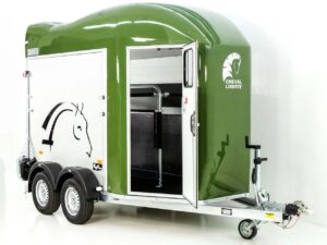 Cheval Liberte Remolque para caballos GOLD Origins, Guadarnés, verde oliva-Nuevo