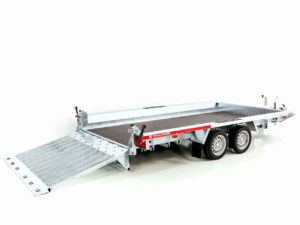 Temared Remolque para maquinaria de construcción Builder 183x400cm 3,5t-Rampa-Nuevo