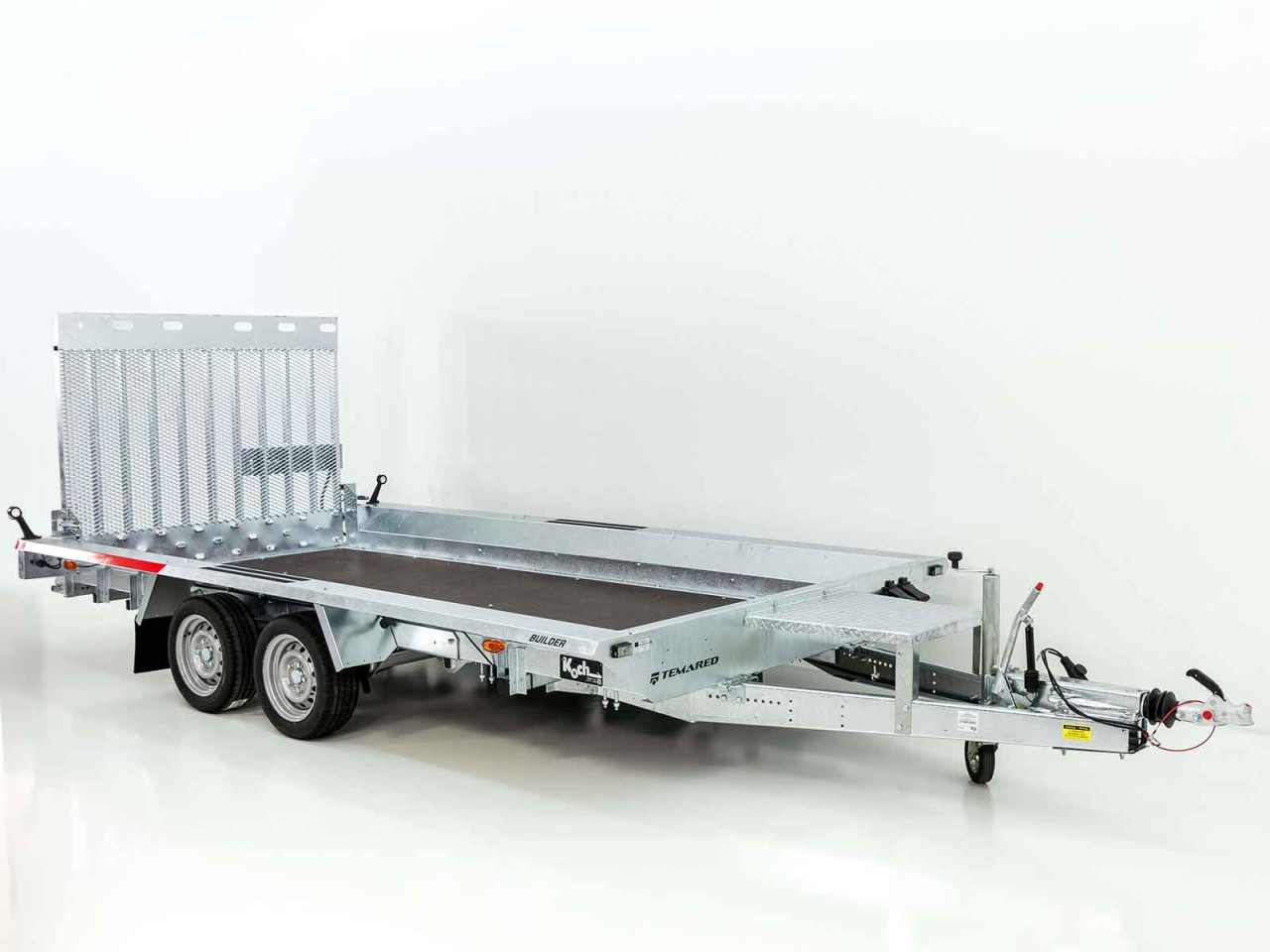Temared Remolque para maquinaria de construcción Builder 183x400cm 3,5t-Rampa-Nuevo - Imagen 2