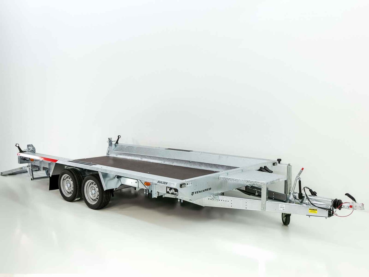 Temared Remolque para maquinaria de construcción Builder 183x400cm 3,5t-Rampa-Nuevo - Imagen 4