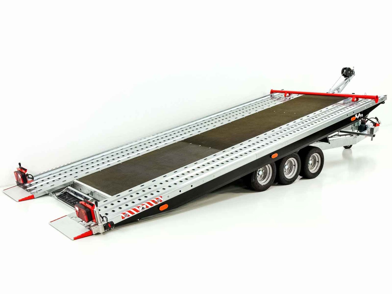 Vezeko Remolque portacoches Race Master 209x550cm Tridem 3,5t-LB-madera-Nuevo