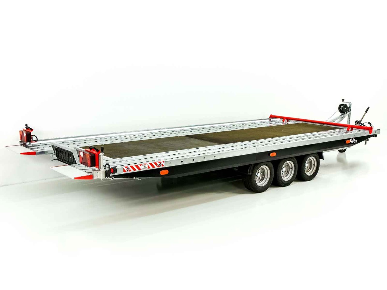 Vezeko Remolque portacoches Race Master 209x550cm Tridem 3,5t-LB-madera-Nuevo - Imagen 2
