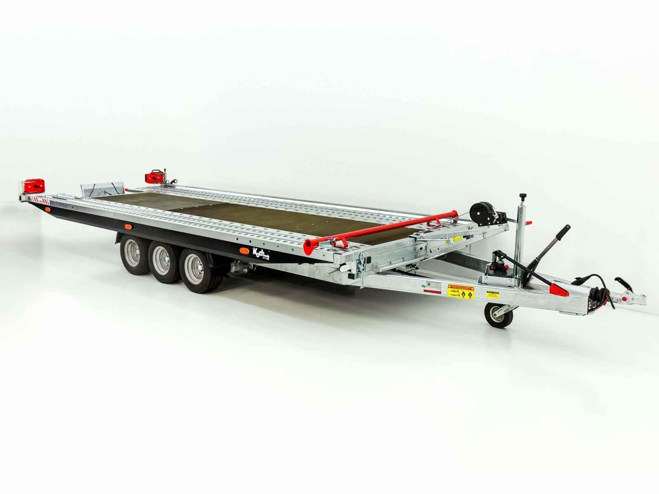 Vezeko Remolque portacoches Race Master 209x550cm Tridem 3,5t-LB-madera-Nuevo - Imagen 3