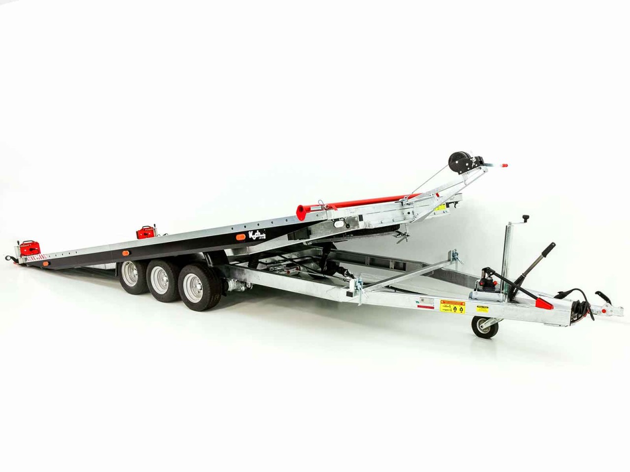 Vezeko Remolque portacoches Race Master 209x550cm Tridem 3,5t-LB-madera-Nuevo - Imagen 4