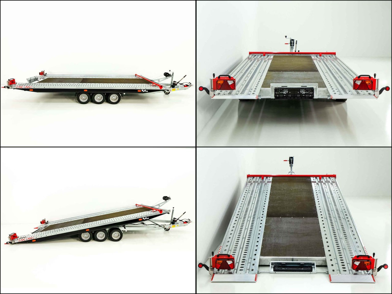 Vezeko Remolque portacoches Race Master 209x550cm Tridem 3,5t-LB-madera-Nuevo - Imagen 13