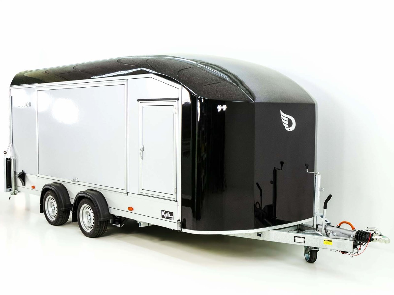 Debon Remolque cerrado Roadster C1000 200x500x200cm 3,5t negro - E-vientoe -Rampas elevadas-Nuevo - Imagen 3