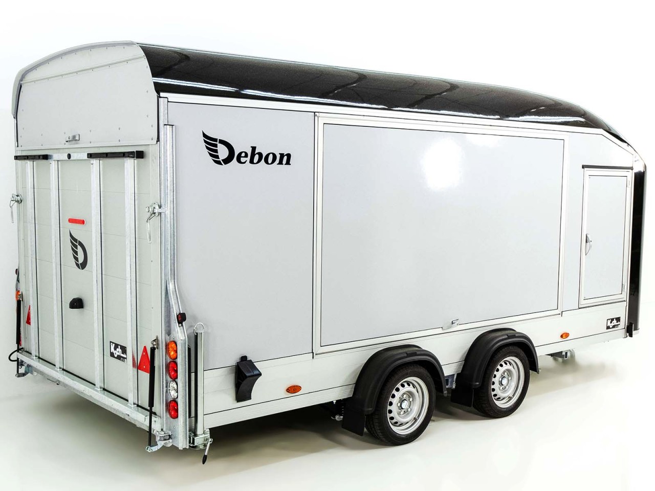 Debon Remolque cerrado Roadster C1000 200x500x200cm 3,5t negro - E-vientoe -Rampas elevadas-Nuevo - Imagen 4