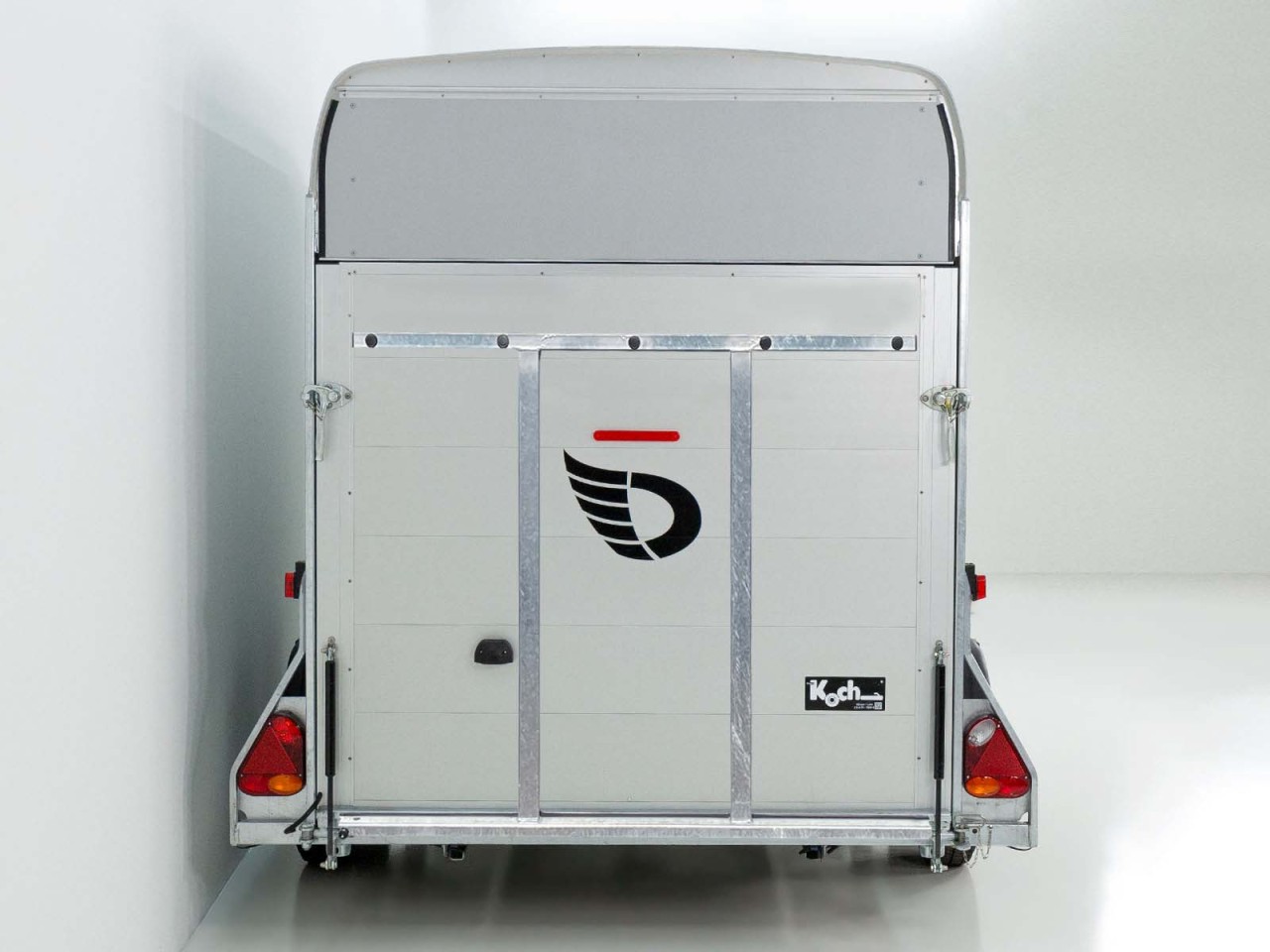 Debon Remolque cerrado Cargo C800 206x441cm H206 3,5 t, Alu, Polybug, Puerta, gris-Nuevo - Imagen 3