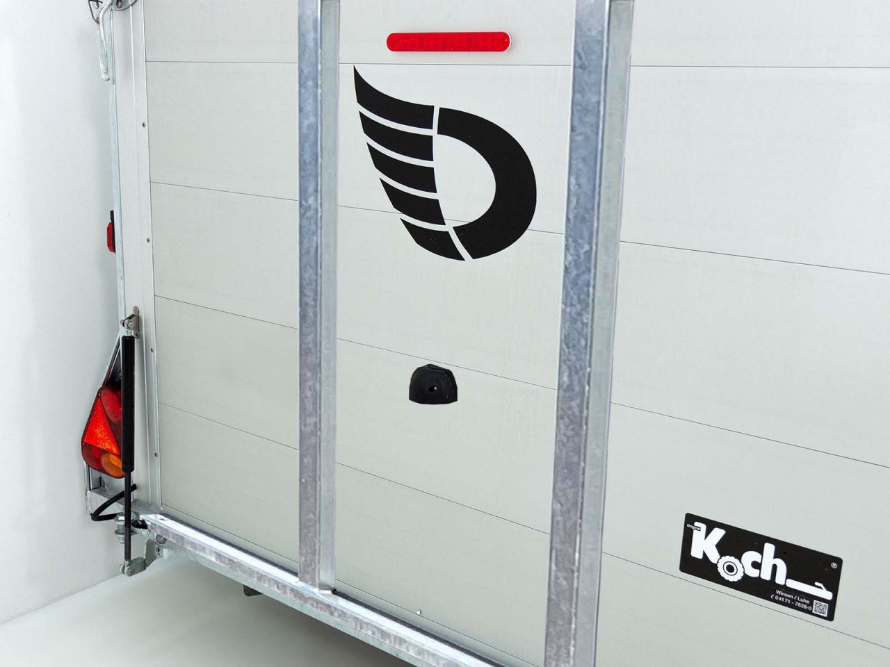 Debon Remolque cerrado Cargo C800 206x441cm H206 3,5 t, Alu, Polybug, Puerta, gris-Nuevo - Imagen 9