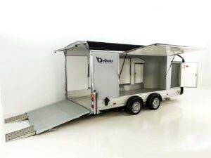 Debon Remolque cerrado Roadster C1000 200x500x200cm 3,5t negro-Nuevo