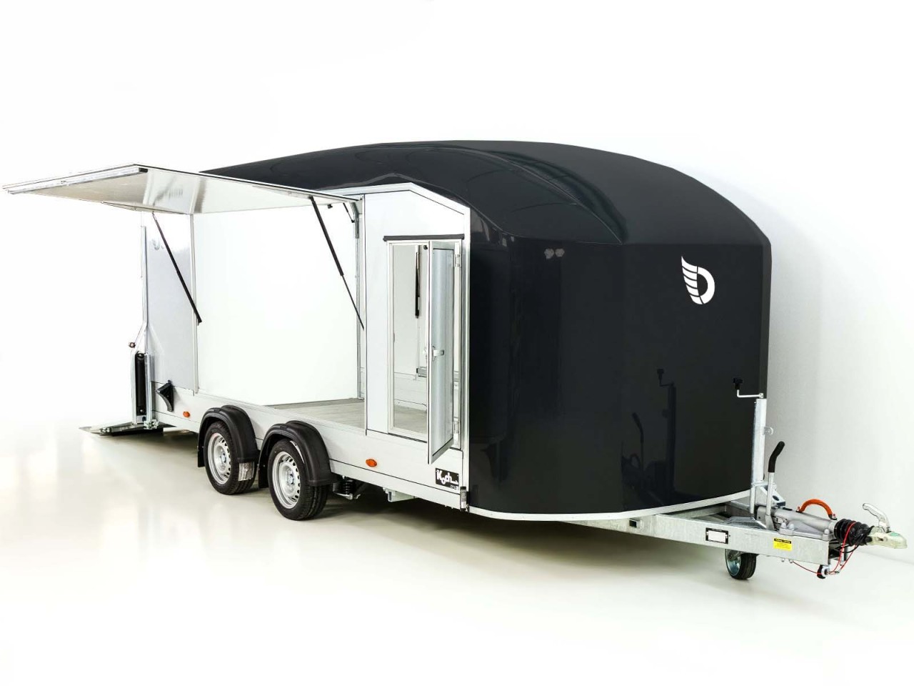 Debon Remolque cerrado Roadster C1000 200x500x200cm 3,5t negro-Nuevo - Imagen 2