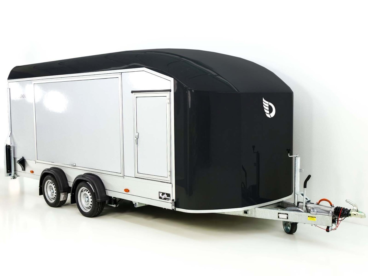 Debon Remolque cerrado Roadster C1000 200x500x200cm 3,5t negro-Nuevo - Imagen 3