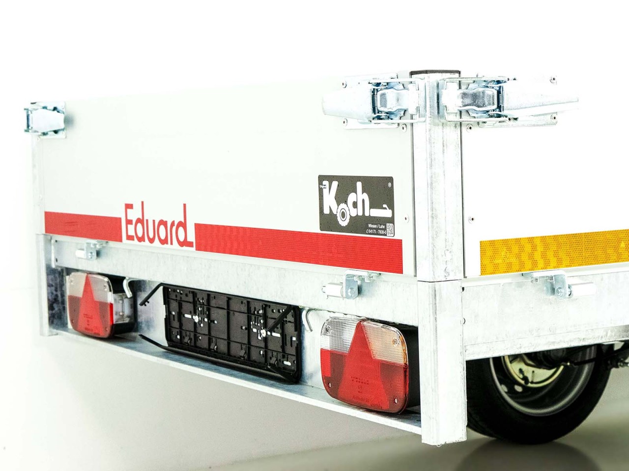 Eduard Remolque de plataforma alta 2615 GE-150x256cm 1,35t-Nuevo - Imagen 9