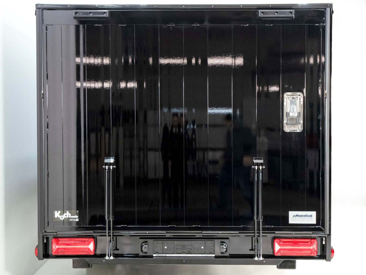 Moetefindt Remolque para transporte de coches Lona FTP235 235x550cm 3,5t Altura:180cm-negra Llantas-Nuevo - Imagen 13