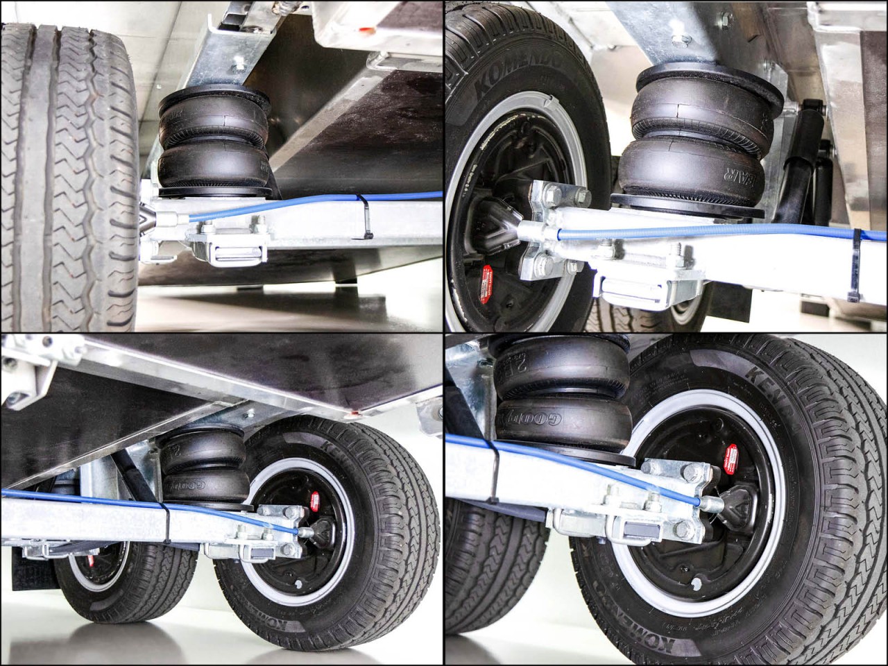 Moetefindt Remolque para transporte de coches Lona FTP235 235x550cm 3,5t Altura:180cm-negra Llantas-Nuevo - Imagen 16