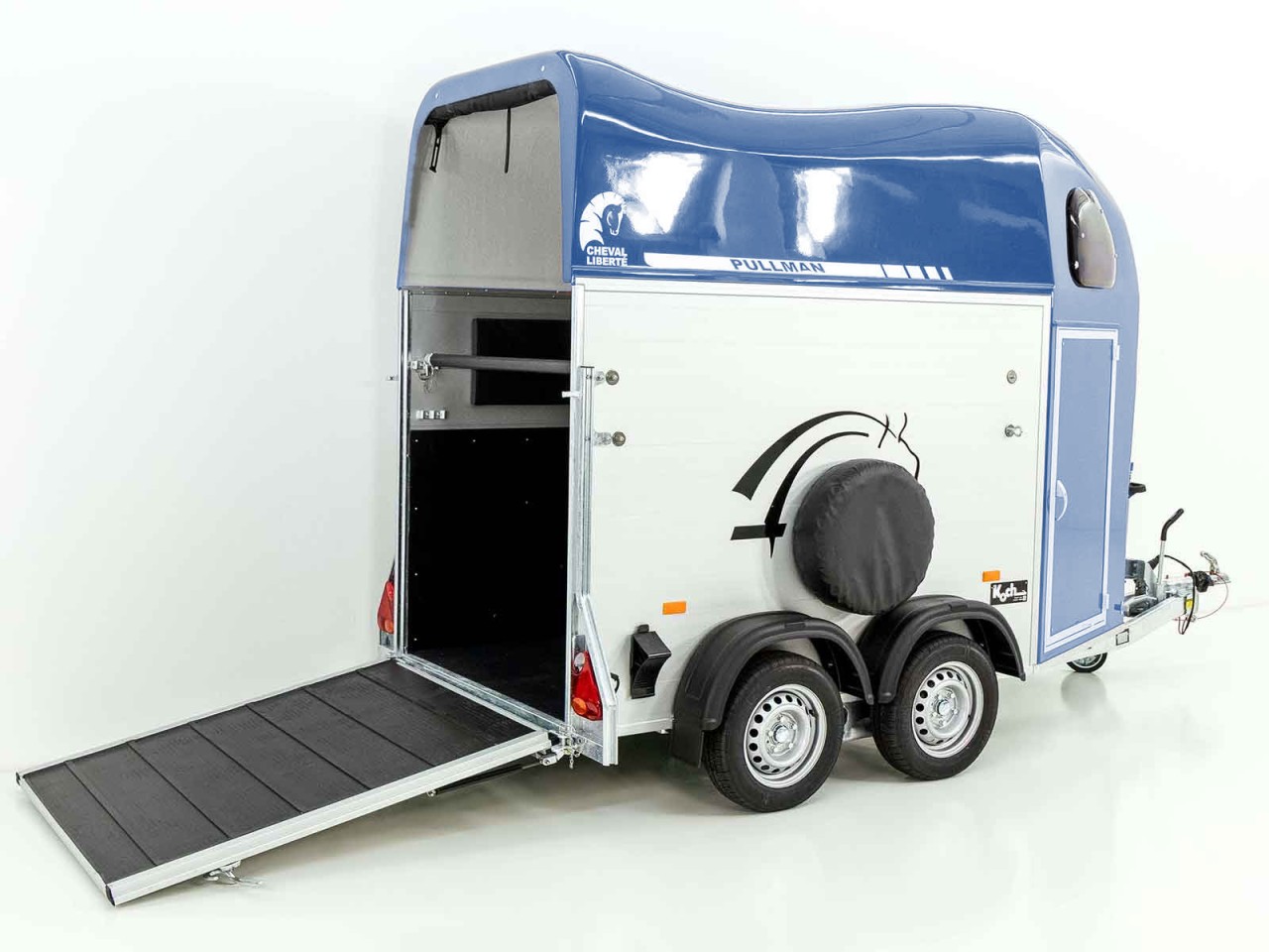 Cheval Liberte Remolque para caballos GOLD One 1,5er, Pullman-Tren de rodaje, azul-Nuevo - Imagen 3