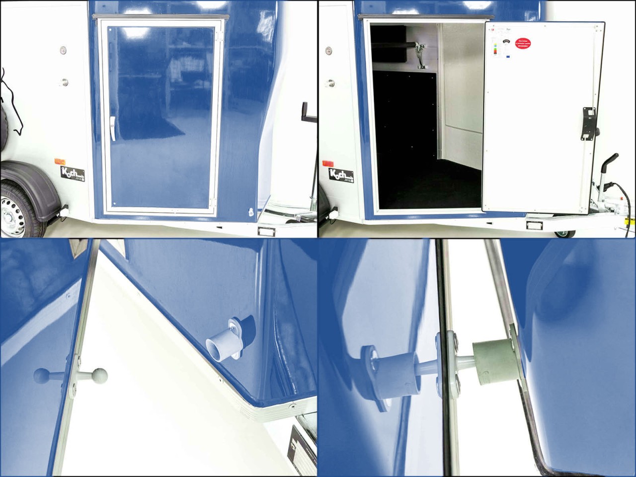 Cheval Liberte Remolque para caballos GOLD One 1,5er, Pullman-Tren de rodaje, azul-Nuevo - Imagen 13