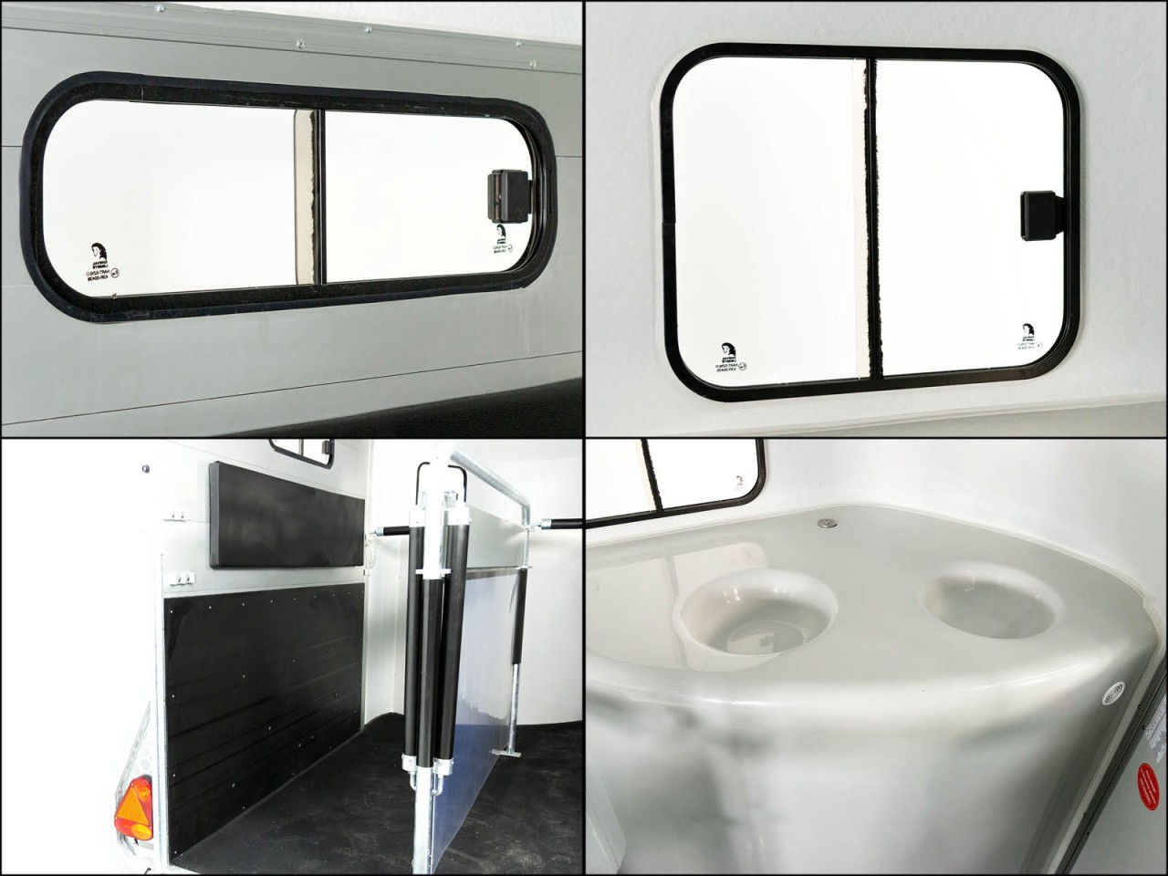 Cheval Liberte Remolque para caballos GOLD 3, Premium, Pullman 2, Guadarnés, gris-Nuevo - Imagen 10