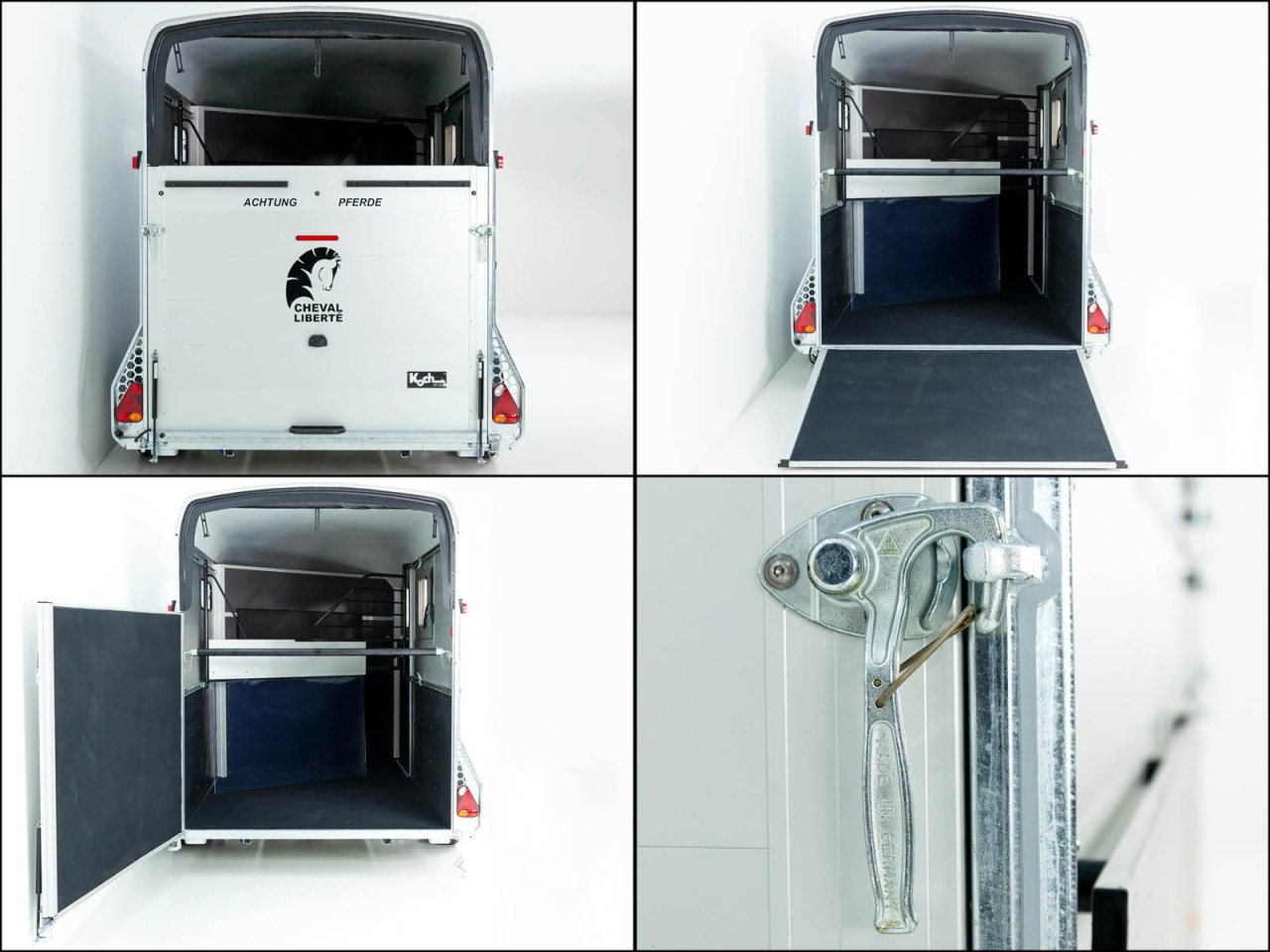 Cheval Liberte Remolque para caballos MAXI 2, blanco-Nuevo - Imagen 11