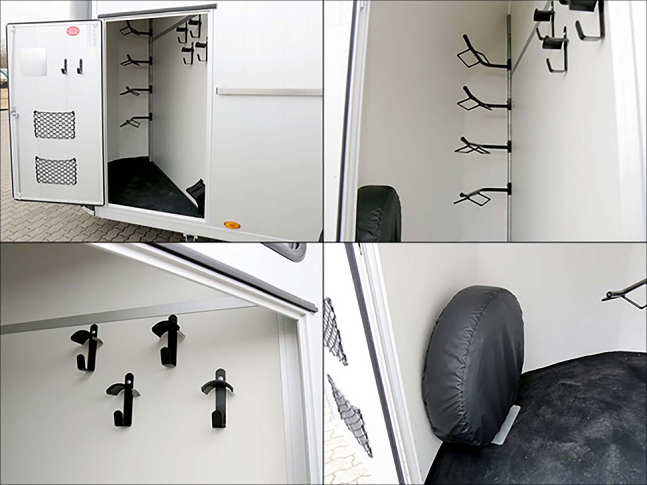 Cheval Liberte Remolque para caballos Maxi 4, 4 Caballos, Pullman-Tren de rodaje, 100km/h, blanco-Nuevo - Imagen 10