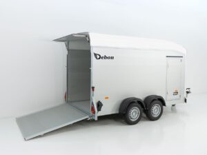 Debon Remolque cerrado Roadster Alu C700 179×378 H201 2,6t, Alu, Polybug, Puerta, blanco-Nuevo