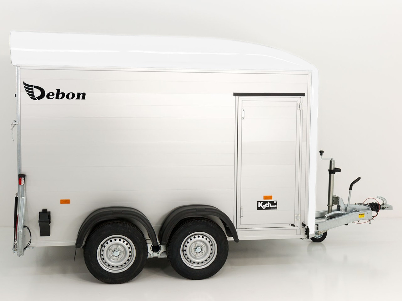Debon Remolque cerrado C500 164x300cm H:200cm 2,6t, Alu, Polybug, Puerta, blanco-Nuevo - Imagen 6
