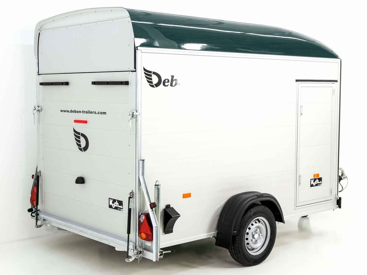 Debon Remolque cerrado C400 164x315cm H:200cm 1,3t, Alu, Polybug, Puerta-Nuevo - Imagen 5