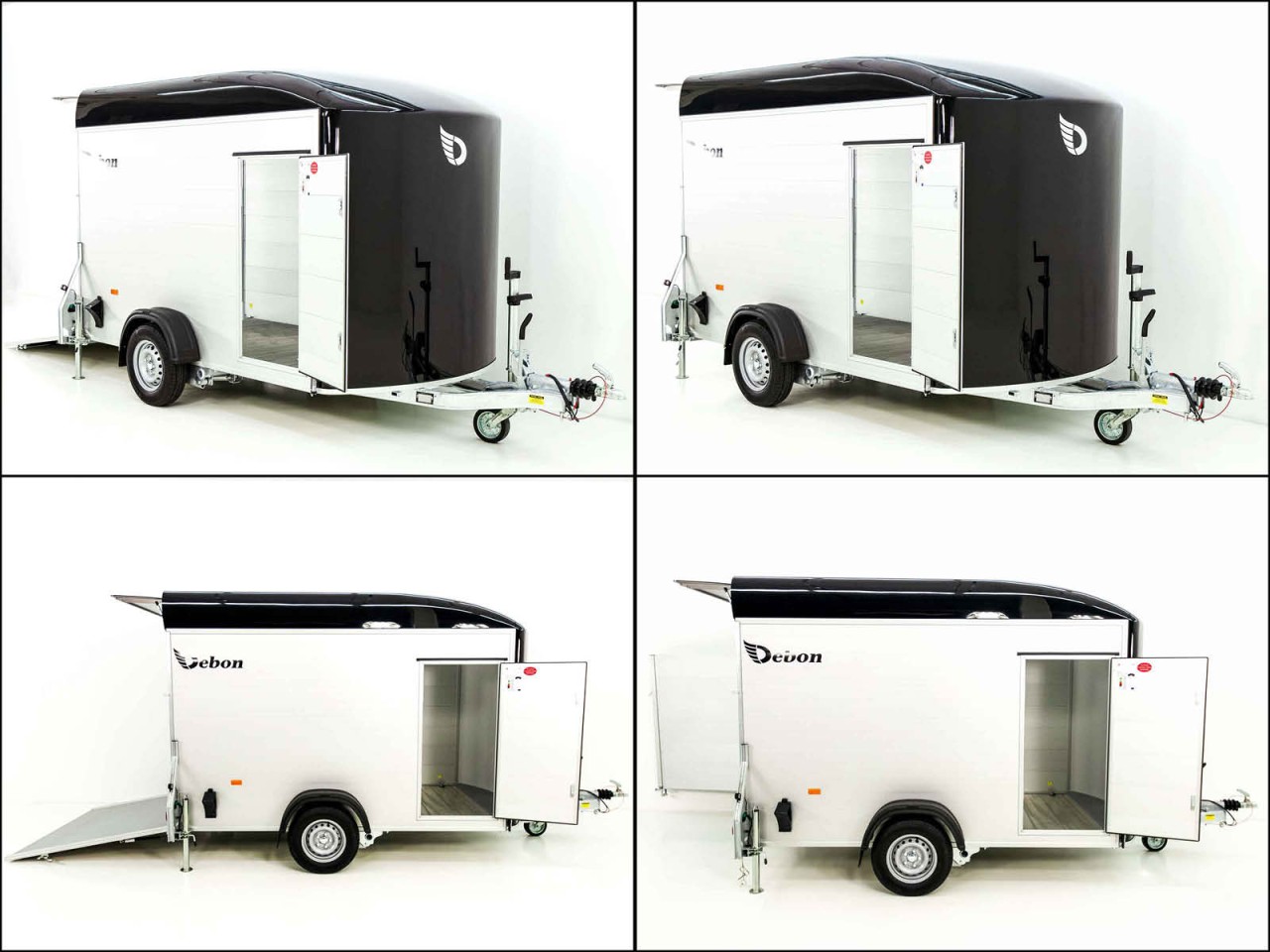 Debon Remolque cerrado C400 164x315cm H:200cm 1,3t, Alu, Polybug, Puerta-Nuevo - Imagen 6