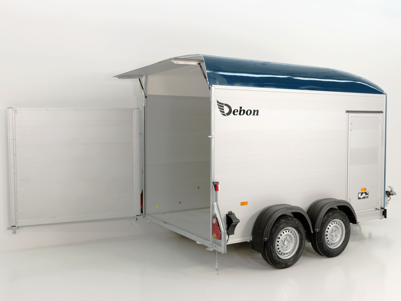 Debon Remolque cerrado C500 164x300cm H:200cm 2,0t, Alu, Polybug, Puerta-Nuevo - Imagen 2