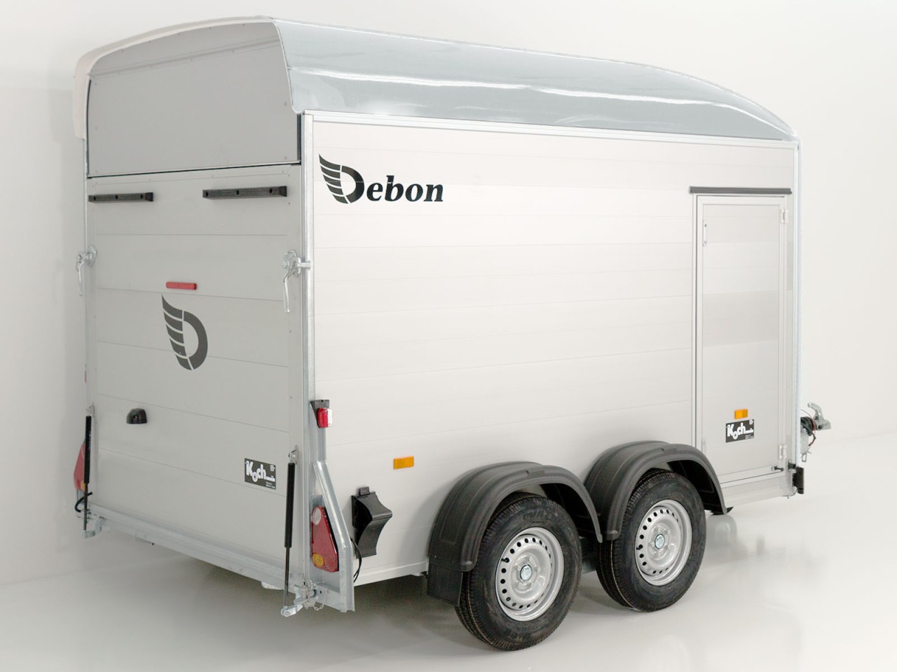 Debon Remolque cerrado C500 164x300cm H:200cm 2,0t, Alu, Polybug, Puerta-Nuevo - Imagen 3